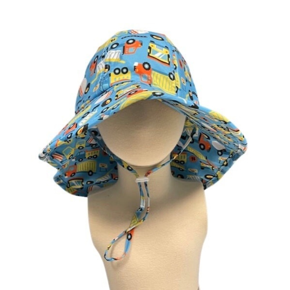 Beep Beep Trucks Kids Sun Hat Approx Size 1-3Y NEW
